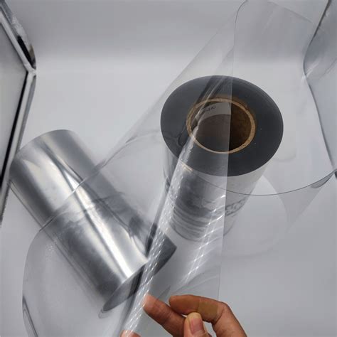 Rigid Clear Pet Thermoforming Film Pet Plastic Sheet Roll For Folding