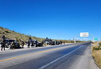 Coahuila Refuerza Seguridad En Frontera Con Zacatecas Por Violencia