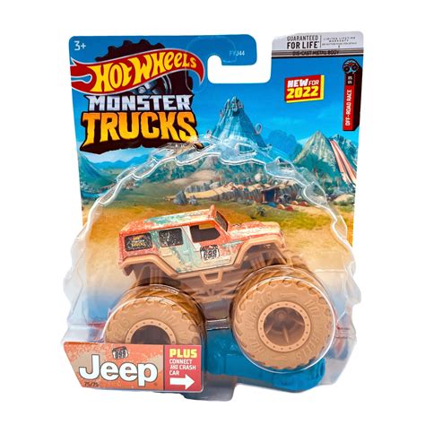 Hot Wheels Monster Trucks Jeep Wrangler Unlimited Trucks Off Road Race Walmart