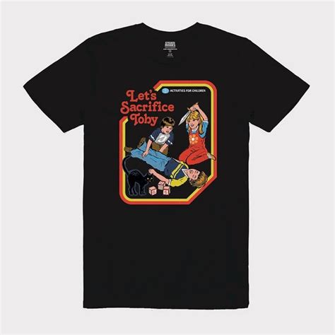 Steven Rhodes Lets Sacrifice Toby Black T Shirt Hmv Exclusive Hmv