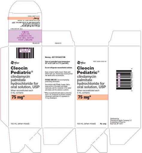 Cleocin Pediatric - FDA prescribing information, side effects and uses