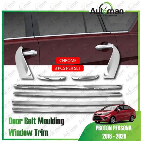 Proton Persona Window Trim Chrome Lining Door Belt