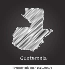 Guatemala Hand Drawn Map Stock Photos And Pictures 115 Images