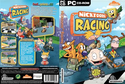 Nicktoons Racing Cover Or Packaging Material Mobygames