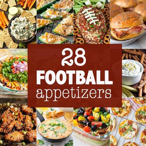 28 Football Appetizers The Cookie Rookie