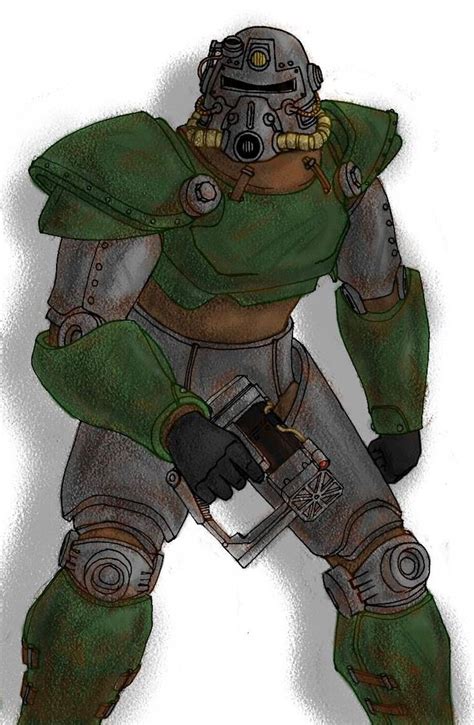 T 51b Power Armor Power Armor Fallout Art Fallout Fan Art