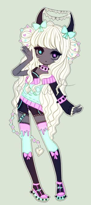 Pastel Goth Demon Auction Closed By Kioler On Deviantart Pastel Goth