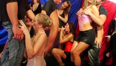 DRUNKSEXORGY Dirty Party Chicks Suck Cocks In Club Orgy TNAFlix Porn