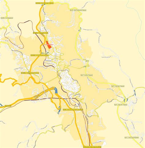 Catanzaro Detailed City Map - MapSof.net