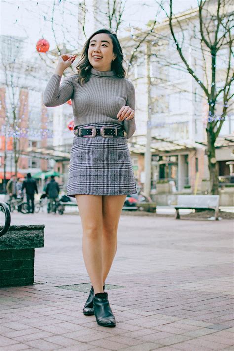 1 Piece 2 Ways That Checkered Mini Skirt