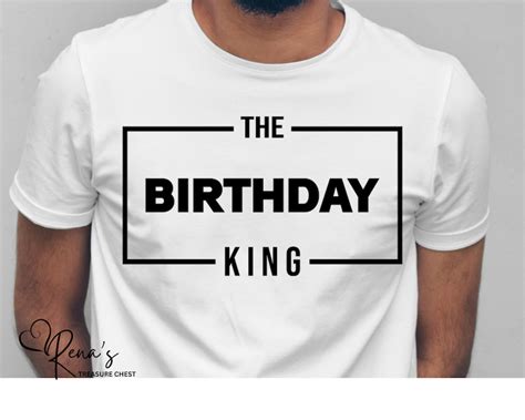 The Birthday King SVG PNG Birthday King Birthday King Digital File