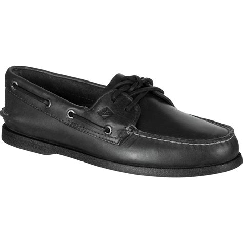 Sperry Top Sider Lace A O Eye Orleans Shoe In Black For Men Lyst