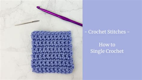 How to Single Crochet - Crochet Stitch Tutorial - OkieGirlBling'n'Things