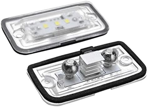 DHCN 2x Car LED License Plate Lights Lamp For M Erc Edes B Enz C W203