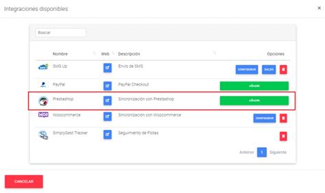 C Mo Configurar La Integraci N Con Prestashop En Simplygest Cloud