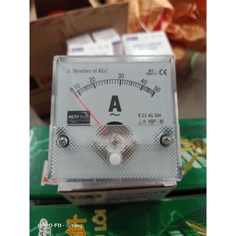 Đồng Hồ Ampe Kế Xoay Chiều Analog Meter Icn 8x8x35cm Ac 50a Độ Chính Xác Cao Shopee Việt Nam