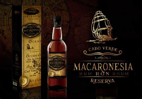 Dise O De La Etiqueta Y El Packaging Para El Ron De Cabo Verde