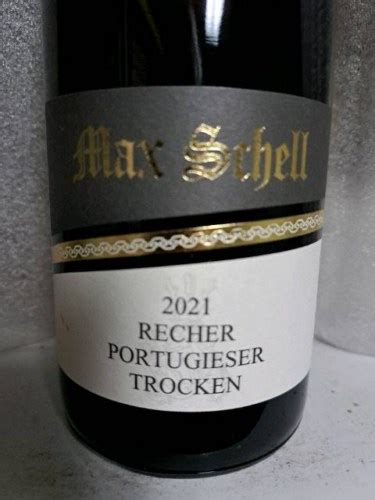 Max Schell Recher Portugieser Trocken Vivino Us