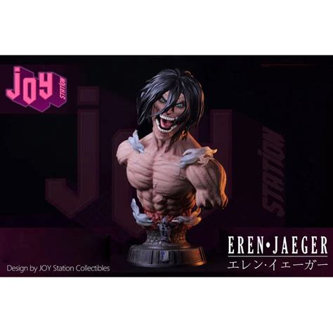 Joy Station Collection 11 Scale Eren Yeager Statue Attack On Titan