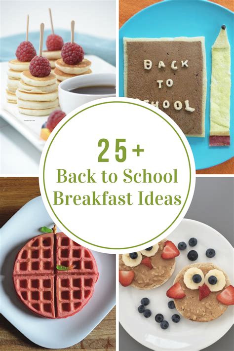 Back To School Breakfast Recipes The Idea Room