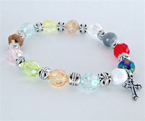 Prayer Bracelet Lords Prayer Prayer Bead Bracelet Christian