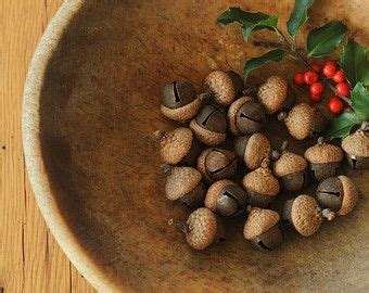 Acorn Ornaments Made With Rusty Jingle Bells By Stonehousecrafts