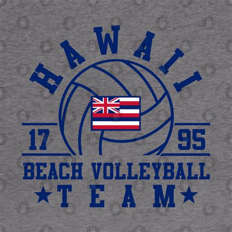 HAWAII BEACH VOLLEYBALL - Hawaii Volleyball - Hoodie | TeePublic