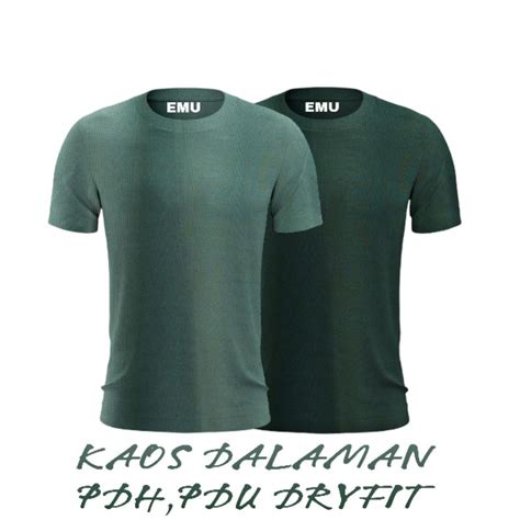 Jual KAOS PDH PDU PDL TNI KAOS DALAMAN PDH TNI DRYFIT PREMIUM TARGET