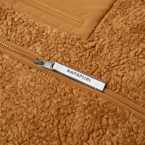 Napapijri Hairy Fleece Jacket Golden | END. (US)