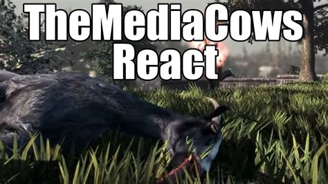 Goat Simulator Official Launch Trailer Themediacows React Youtube