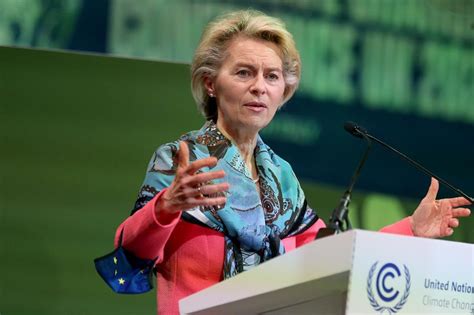 Von der Leyen consideró que acuerdo logrado en la COP26 es un paso en