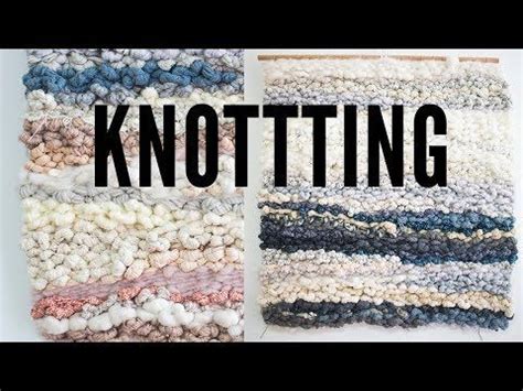 Weaving Technique Knotting In 2024 Weben Lernen Weben Makramee