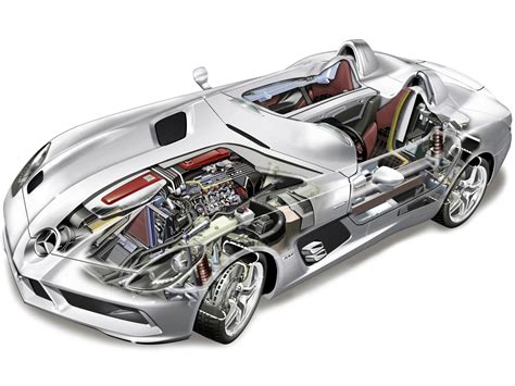 Mercedes Benz Slr Mclaren Stirling Moss 2009 Cars Cutaway