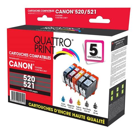 Pack De Cartouches Compatibles Canon Pgi Cli