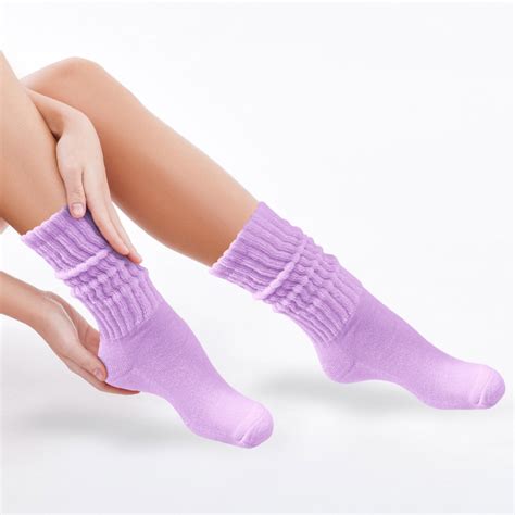 Wtxue Socks For Women Socks Solid Color Crew Socks Colorful