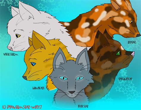 Cats Of Starclan Thunderclan By Phantomstar Wolf7 On Deviantart