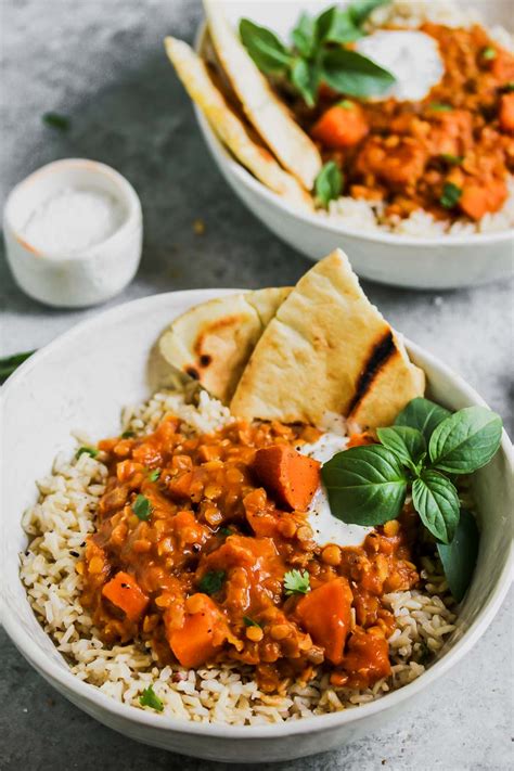 Slow Cooker Sweet Potato And Lentil Tikka Masala Vegan Dishing Out