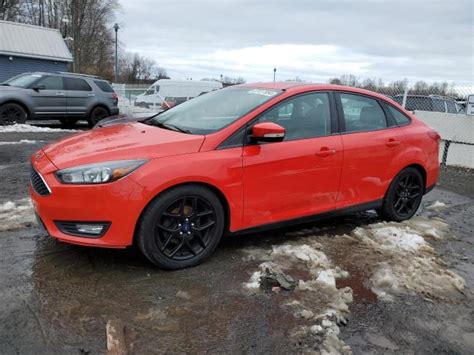 2016 Ford Focus Se For Sale Ct Hartford Springfield Thu Jan 25 2024 Used And Repairable