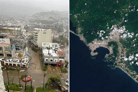 Nasa Muestra El Antes Y El Después De Acapulco Tras Paso De Otis El Momento Chiapas