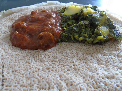 Asmara Eritrea Ethiopian And Eritrean Food Assortment