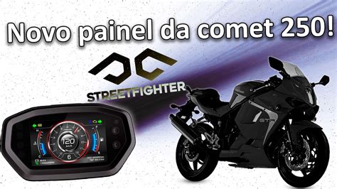 Comet 250 Moto Painel Digital Street Fighter Moto Parts Brasil YouTube