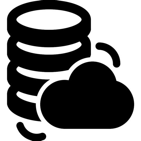 Cloud Link To Database Vector Svg Icon Svg Repo