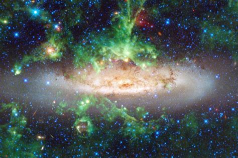 Galaxia Incre Blemente Hermosa En Alguna Parte En Espacio Profundo