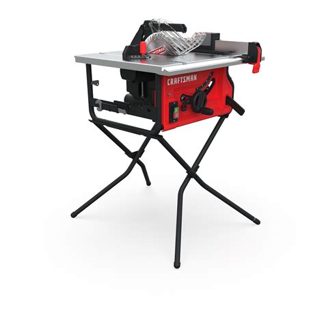 Craftsman 10 In 15 Amp Portable Jobsite Table Saw With Folding Stand