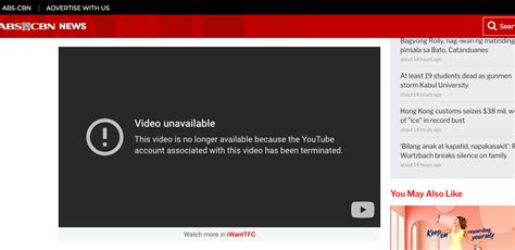 What Happened To Abs Cbns News Channels Hacked According To Youtube
