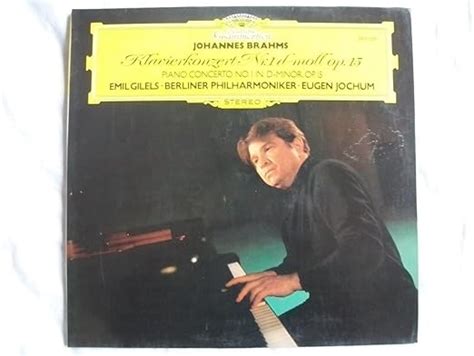 Emil Gilels Brahms Piano Concerto Bpo Eugen Jochum Lp