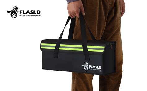 Amazon FLASLD E Bike Battery Safe Bag Explosionproof Large