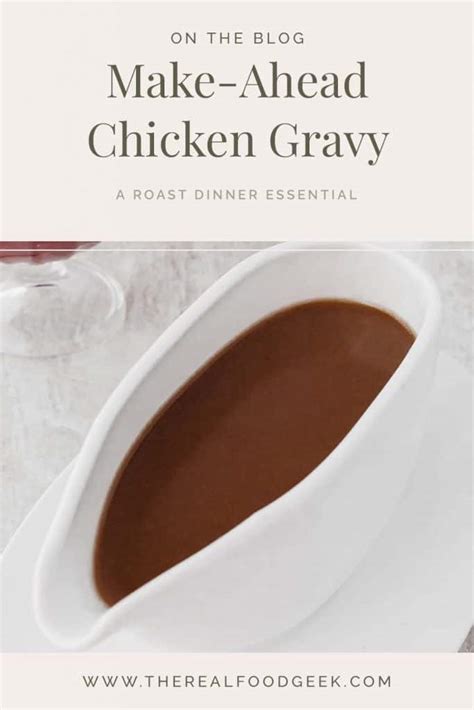 The Best Chicken Gravy The Real Food Geek