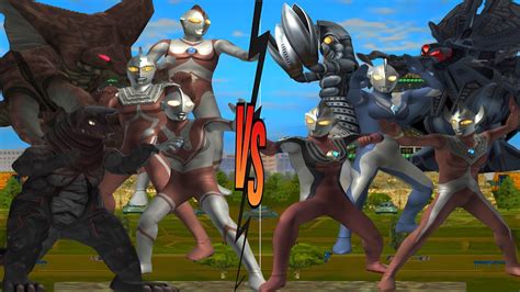 Reicubas Vs Ultraman Cosmos 80 Vs Alien Baltan Ultraseven Vs Gloker