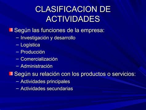 Abc Costo Basado En Actividades Ppt